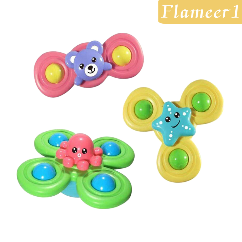 Bộ 1 / 3 Đồ Chơi Xoay Có Giác Hút Gắn Bồn Tắm Cho Bé Spinner