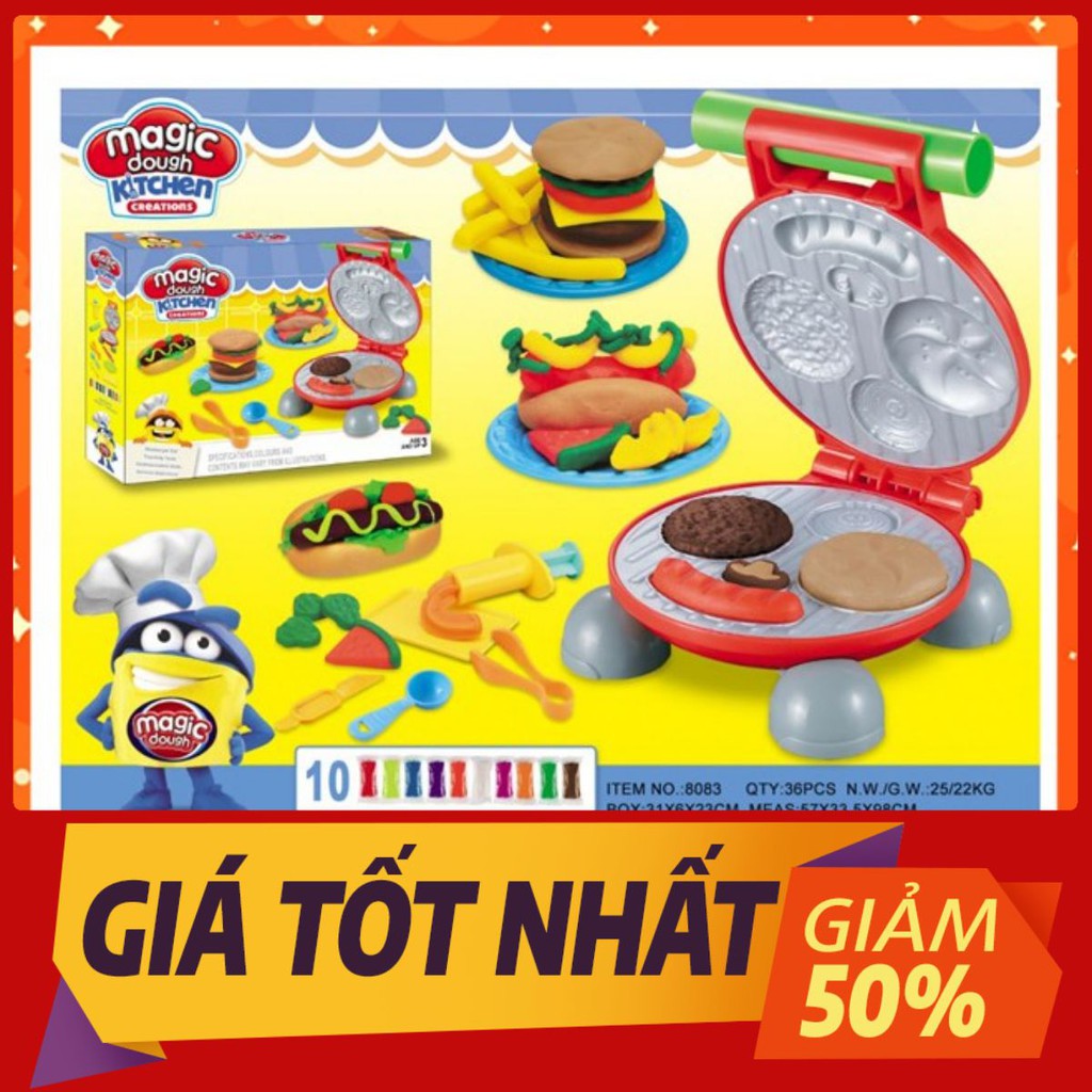 ✅FREESHIP 50K✅ Đồ Chơi Làm Bánh Đất Nặn Cho Bé Chơi Đồ Hàng, Tạo Món Ăn, Sáng Tạo Nguyên Liệu Nấu Ăn Phong Phú Cao Cấp