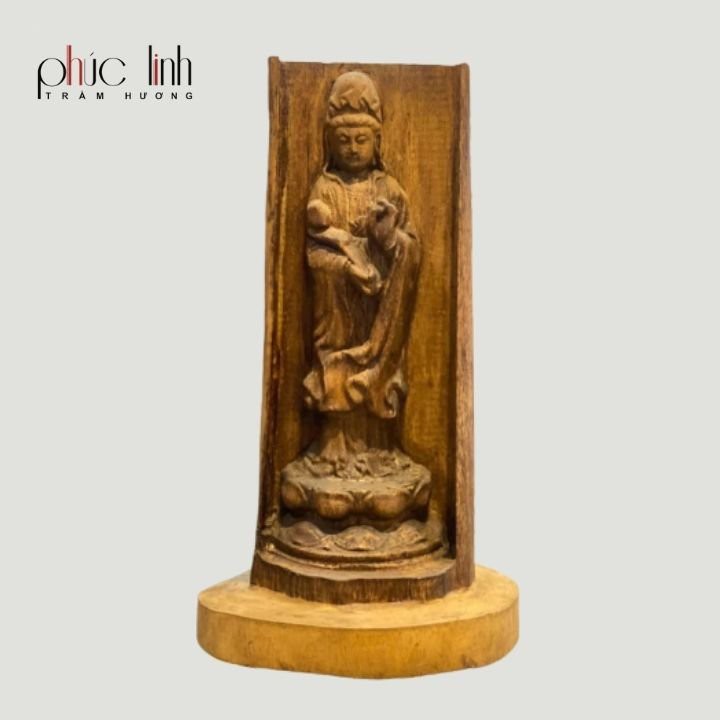 Tượng Phật Quan Âm Trầm Hương PHÚC LINH