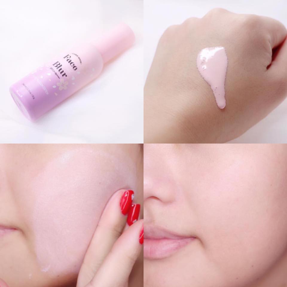 KEM LÓT HOUSE FACE LIQUID BLUR SPF50+ PA+++ CHERRY BLOSSOM EDITION NHẬP KHẨU CHÍNH HÃNG - 4028