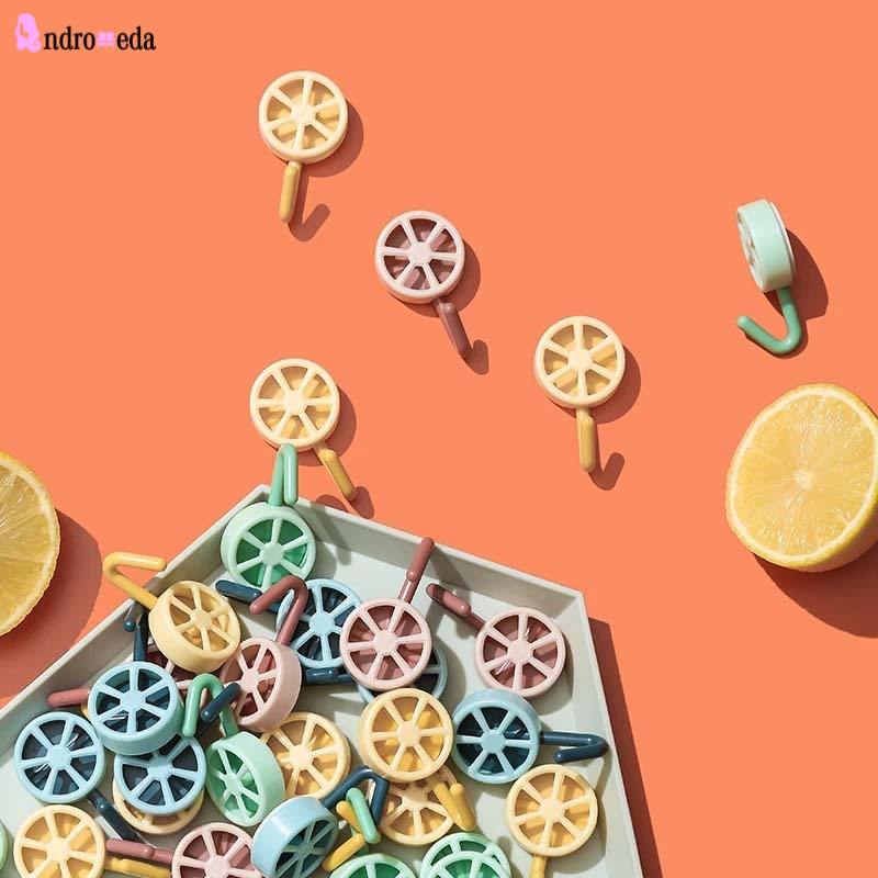 Móc treo đồ dán tường hình quả chanh xinh xắn