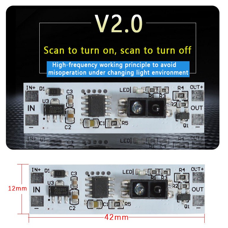 Mô Đun Cảm Biến Khoảng Cách 36W 3A Cho Nhà Thông Minh XK-GK-4010A