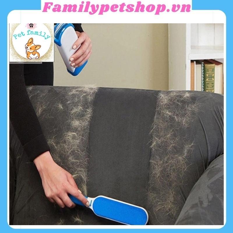 Bộ cây lăn chải hút bụi lông chó mèo - familypetshop.vn
