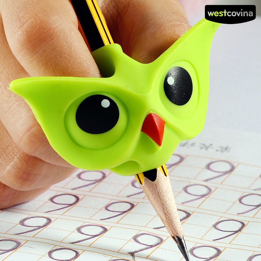 [Hot]✍Dụng Cụ Cầm Bút Silicone Hỗ Trợ Sửa Tư Thế Viết Cho Học Sinh
