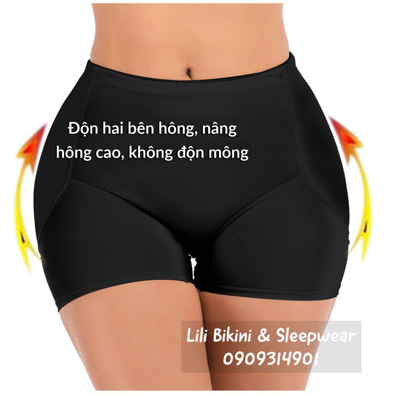 Quần Độn Hông, Nâng Hông, Định Hình Tạo Đường Cong Tự Nhiên khắc phục mông, hông hóp 2 bên mang lại vòng 3 tròn trịa