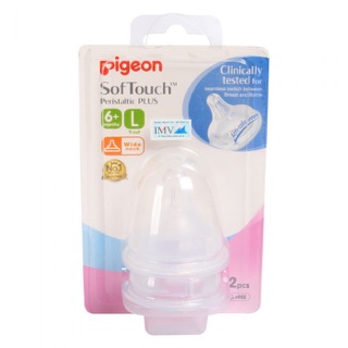 NÚM VÚ PIGEON SILICONE SIÊU MỀM PLUS SIZE SS/ S/ M/ L/LL