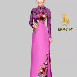 Vải áo dài in 3D tằm ý/lụa nhật