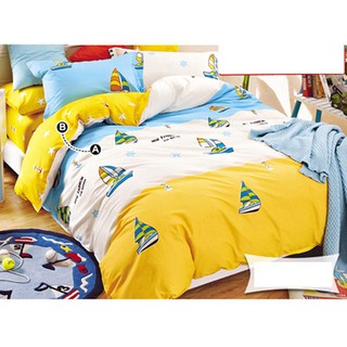 Vải may chăn ga áo gối,gối ôm khổ 2m35 hình bãi biển nghỉ dưỡng
