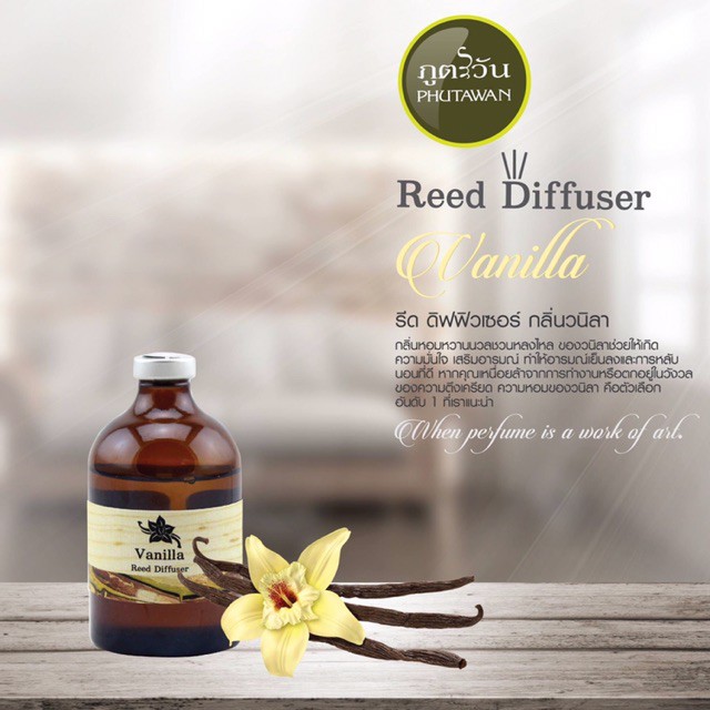 Tinh Dầu Thơm PHUTAWAN Reed Diffuser 50ml - Thái Lan