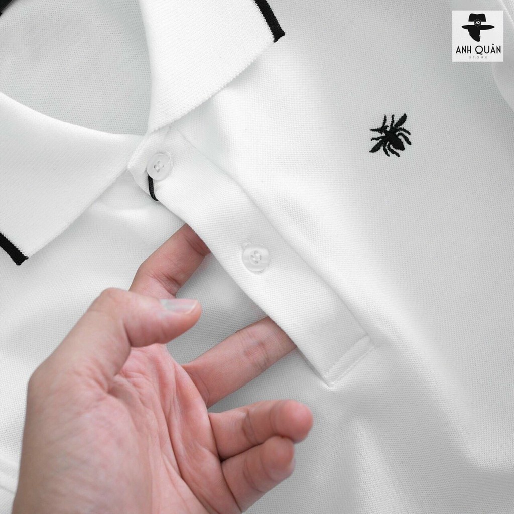 Áo thun Polo nam cổ bẻ họa tiết bo viền 100% chất Cotton thoáng mát, không nhăn Basic  2021| | BigBuy360 - bigbuy360.vn