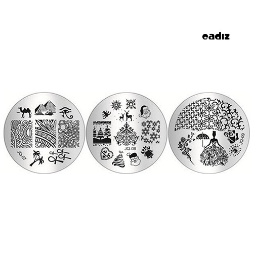 [Hàng mới về] Set Sản Phẩm 10 Khuôn Tạo Hình Trang Trí Móng Tay