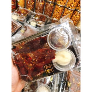 KHÔ BÒ MỀM SỐT CHANH KÈM BƠ SATE 350gr