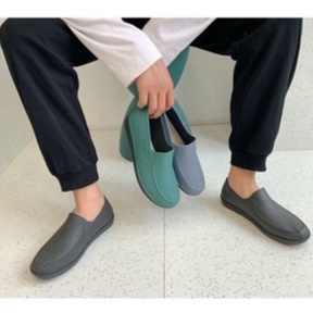 Đôi Ủng Cao Su Đi Mưa Cổ Thấp Chống Thấm Nước Chống Trượt Thời Trang Mùa Hè Cho Nam | BigBuy360 - bigbuy360.vn