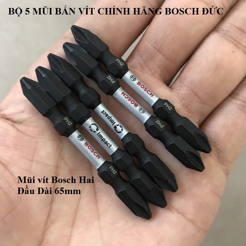 5 Mũi Vít Bosch 65mm