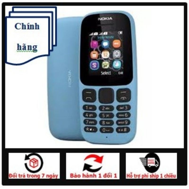Nokia 105 2im[HÀNG CHÍNH HÃNG] kèm pin,sạc | BigBuy360 - bigbuy360.vn