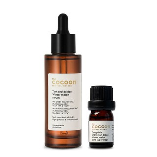 Bộ tinh chất bí đao cocoon 70ml + Dung Dịch Chấm mụn bí đao cocoon 5ml