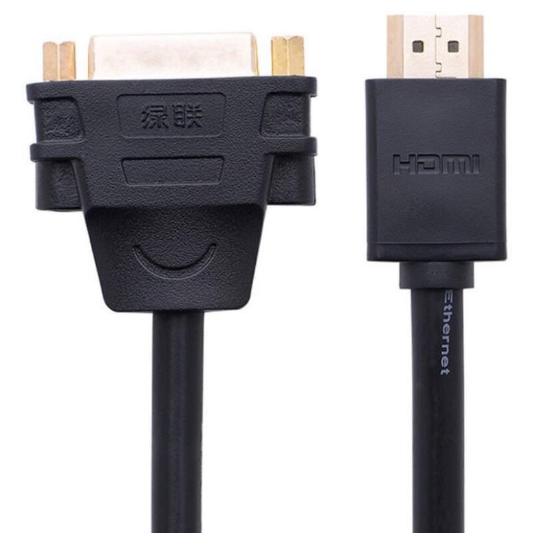 Cáp chuyển đổi HDMI sang DVI dài 20CM - UGREEN 20136 (màu đen)