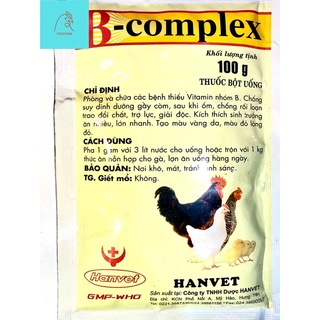 Bcomlex(100g) Hanvet dùng cho vật nuôi