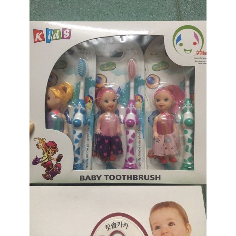 Combo 12 cây Bàn chải đánh răng trẻ e cao cấp KAKA