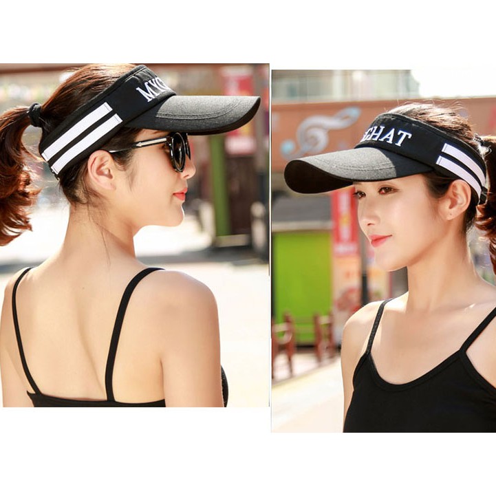 Nón kết thể thao nửa đầu phong cách Hàn, mũ lưỡi trai nửa đầu thể thao nữ