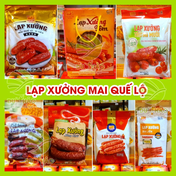 [Mã GROXUAN1 giảm 8% đơn 150K] Lạp xưởng Sóc Trăng Mai Quế Lộ Tân Huê Viên - 7 Loại lạp xưởng đặc sản miền tây | BigBuy360 - bigbuy360.vn