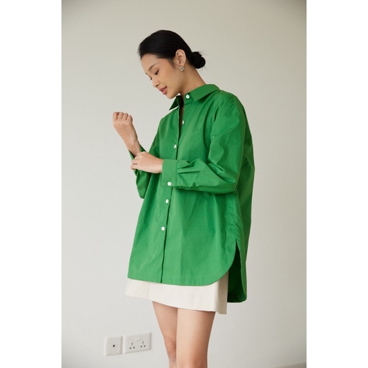 Nosbyn - Áo Sơ Mi Dài Tay Xếp Li Sau - Pleated Back Shirt | BigBuy360 - bigbuy360.vn