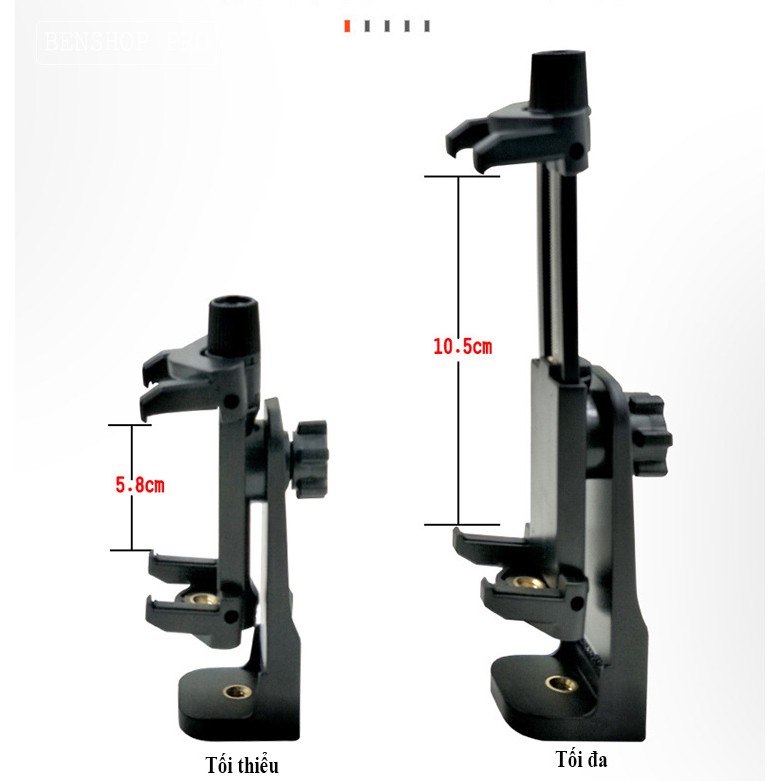 Combo giá kẹp điện thoại cho tay quay phim, chân đế Yunteng VCT-VD01 | BigBuy360 - bigbuy360.vn