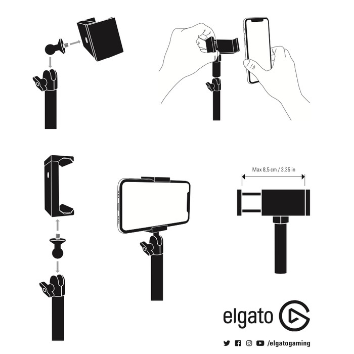 Elgato Giá Đỡ Điện Thoại Đa Năng Elgato | BigBuy360 - bigbuy360.vn
