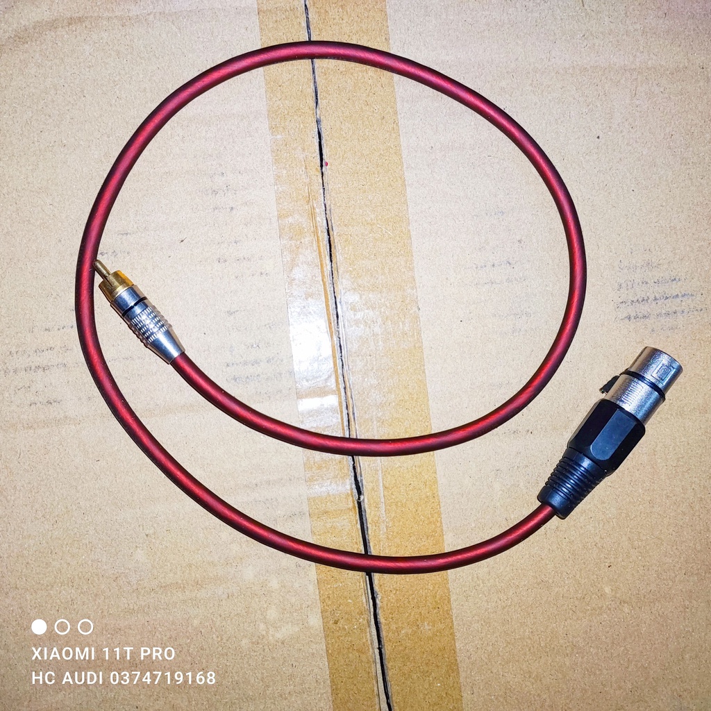 Dây CANON - AV - canon ra av dây cáp âm thanh - Dây  Jack  Canon  Cái  ra hoa sen loại đẹp