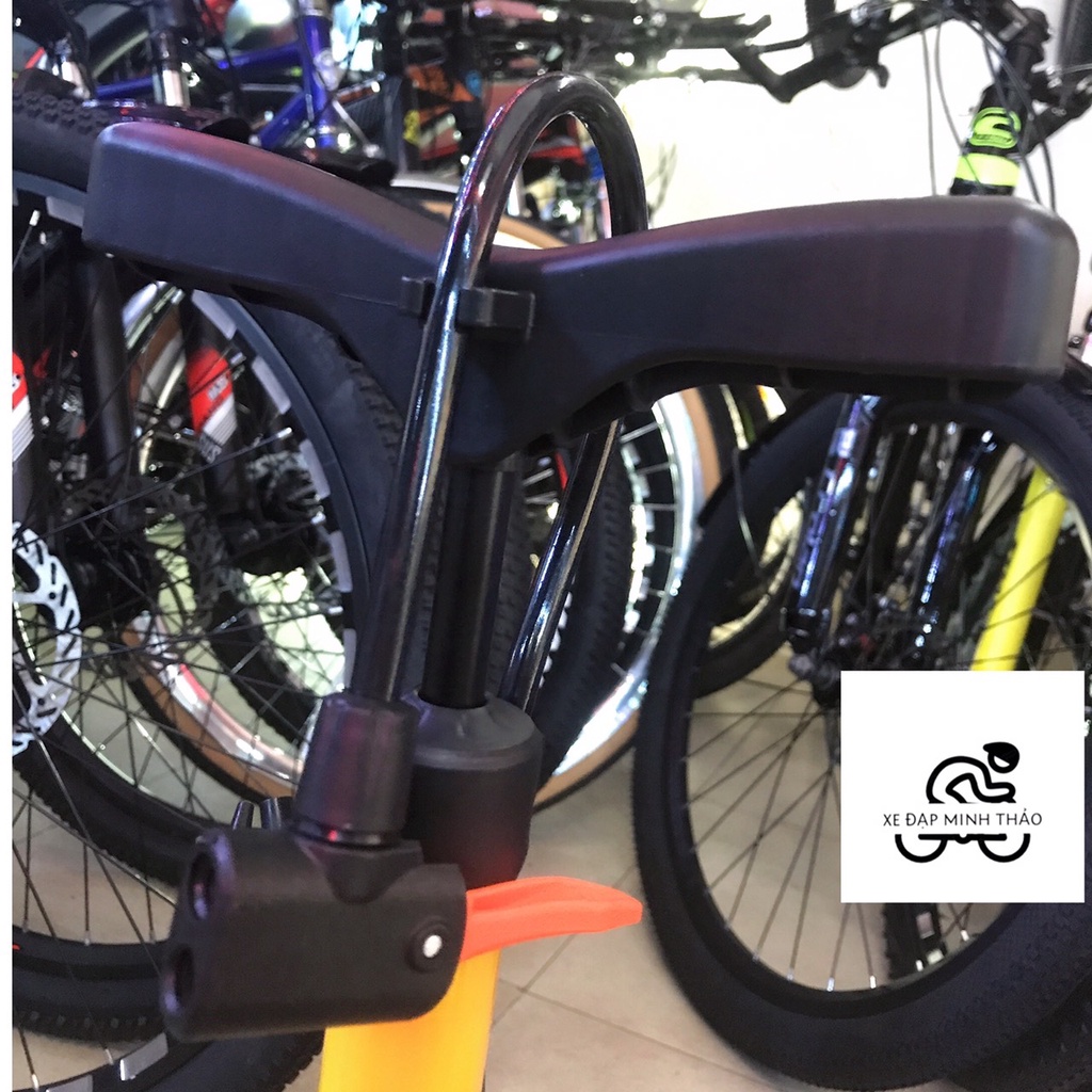 Bơm xe đạp STANLAYS có đồng hồ siêu nhẹ  có thể bơm xe máy