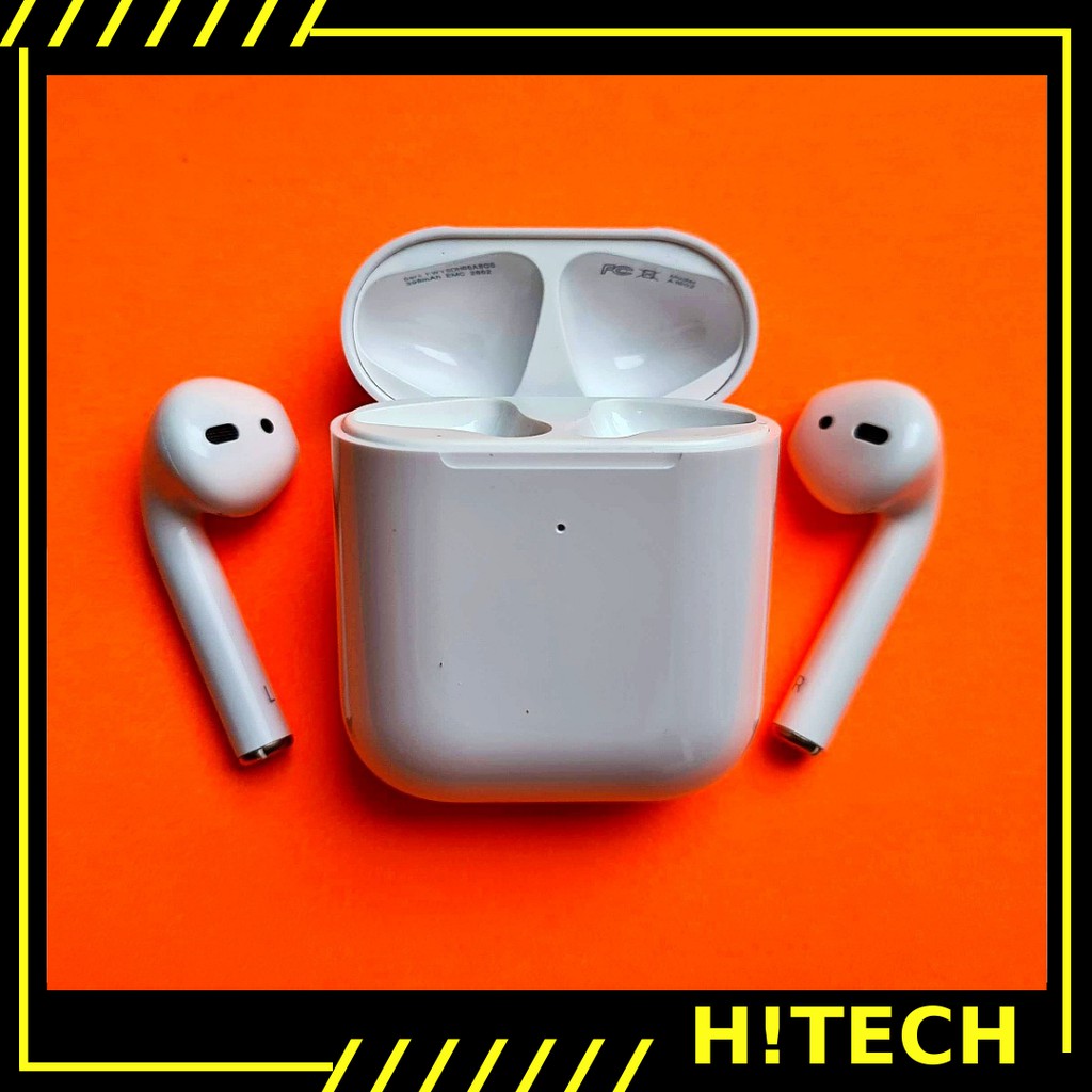 Tai nghe bluetooth [Hitech.net ] Tai nghe blutooth không dây nhét tai có mic, định vị đổi tên , sạc không dây như airpod