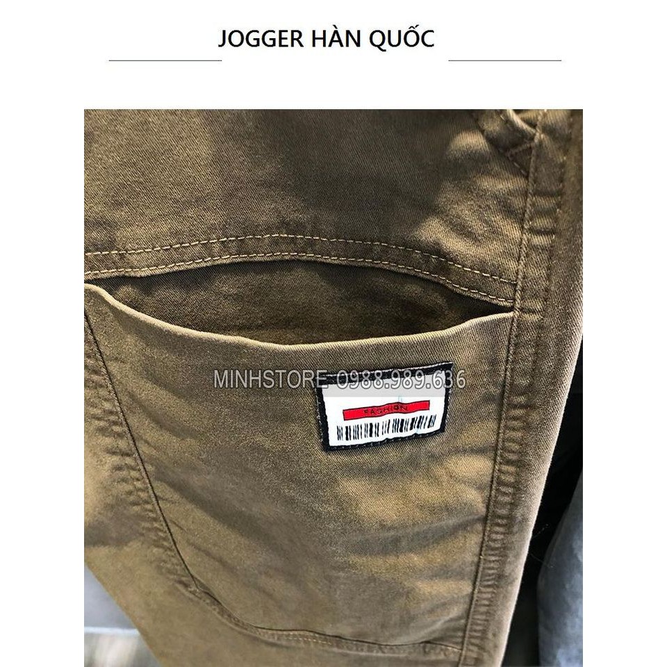 QUẦN JOGGER KAKI TÚI HỘP CỰC CHẤT CO GIÃN 4 CHIỀU NAM, NỮ - MINHSTORE88