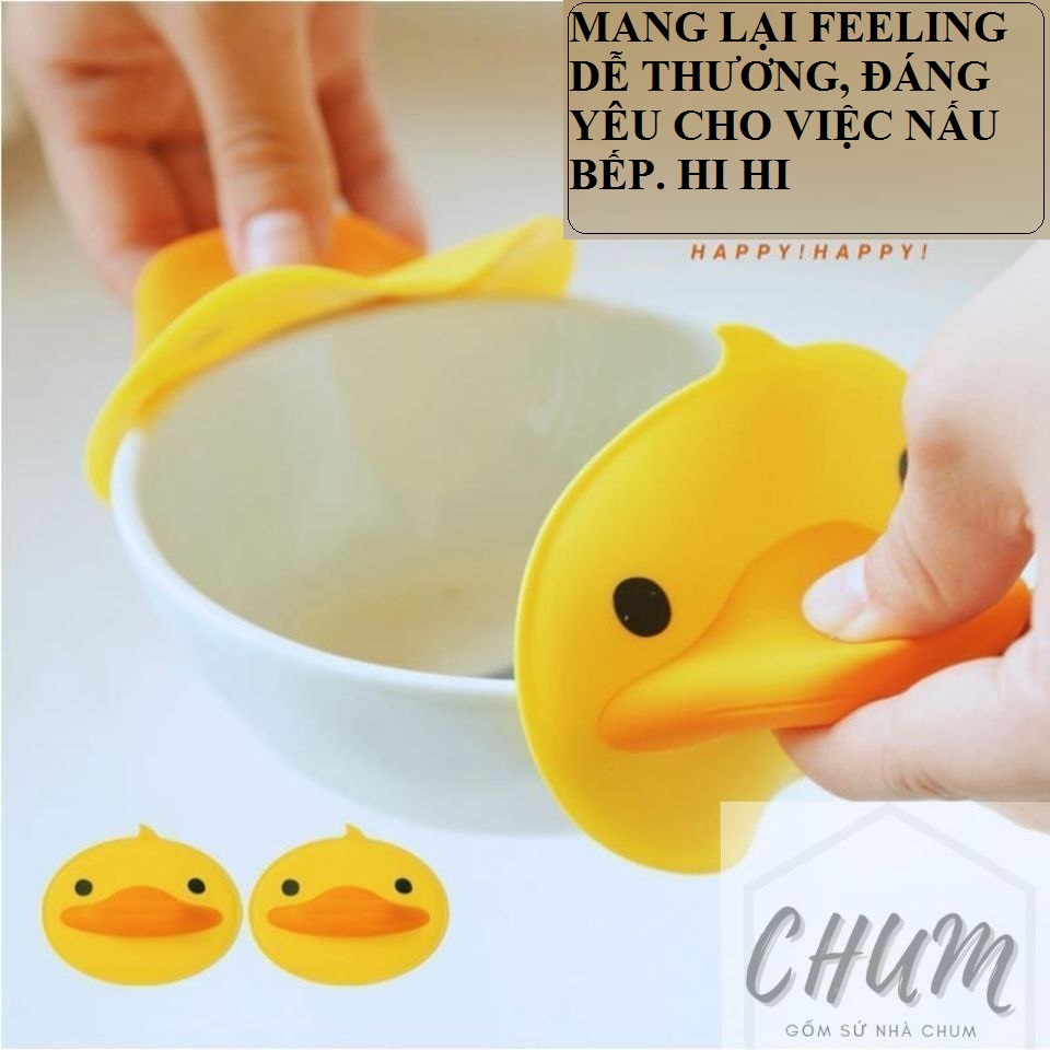 găng tay bắc nóng hình mỏ vịt dễ thương chumdecor NB98