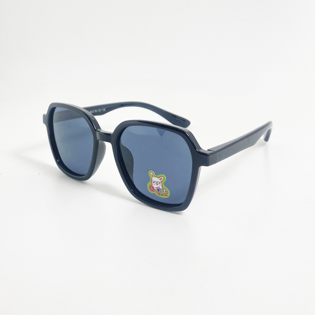 Kính mát trẻ em cao cấp JJ11032 gọng nhựa dẻo,kiểu dáng hình đa giác nhiều màu siêu đáng yêu dành cho bé từ 2 đến 7 tuổi