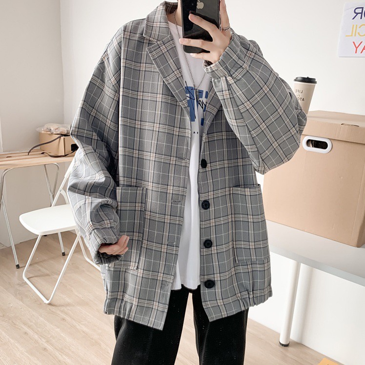 Áo khoác Hàn Quốc dáng rộng Jacket Loose R7JA24 | BigBuy360 - bigbuy360.vn
