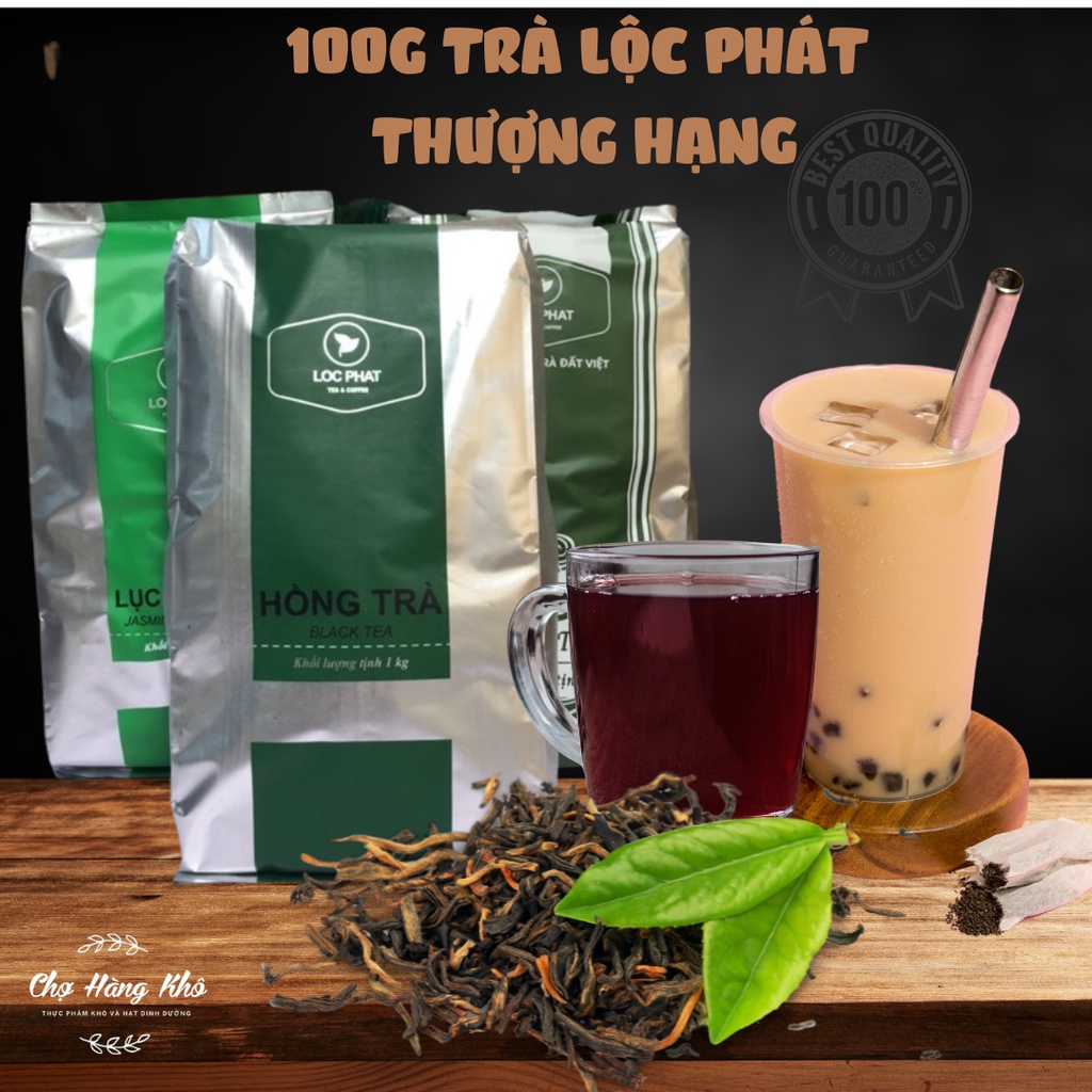 [ Tách lẻ 50g-100g] Trà Lộc Phát Chính Hãng, Pha trà sữa đậm vị ngon như ngoài hàng