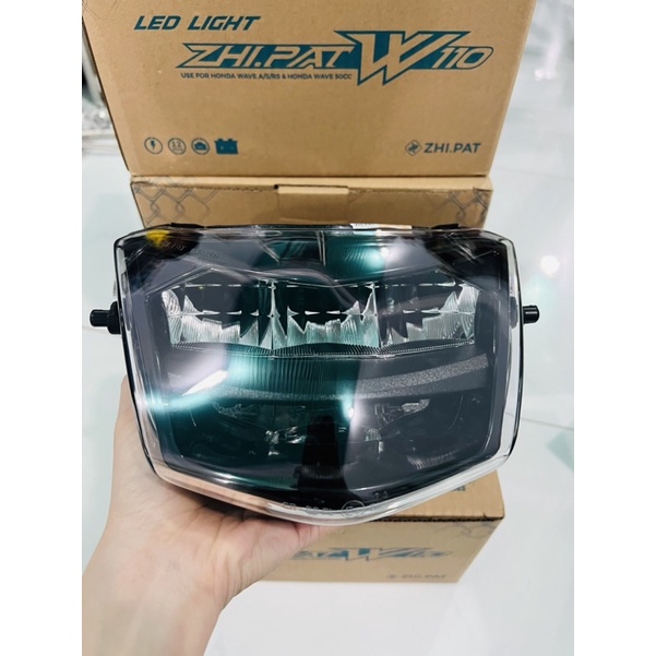 CHOÁ ĐÈN LED 2 TẦNG ZHI.PAT CHO WAVE 110/ S/ RSX/ FUTURE X