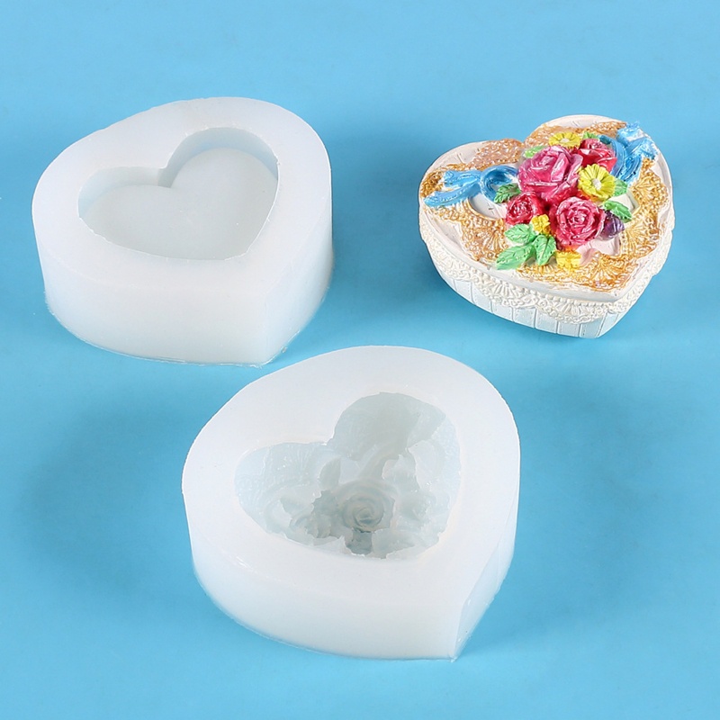 Sa Khuôn Silicon Làm Hộp Đựng Trang Sức