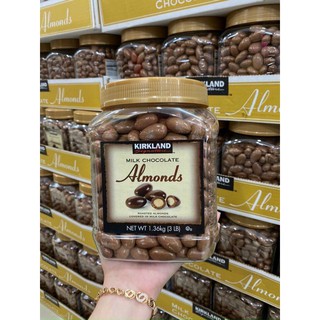  Socola Sữa Bọc Hạnh Nhân Kirkland Almonds 1.36kg Của Mỹ 