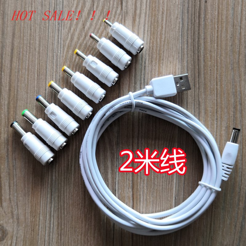 Cáp Sạc Usb Sang Dc Đầu Tròn Có Lỗ Cắm 3.5mm