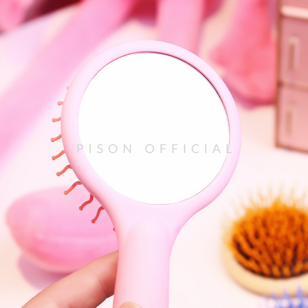 Lược sóng matxa Pison có gương - 01 cái