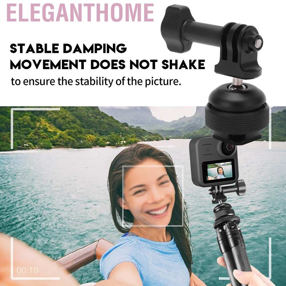 Đế gắn máy ảnh 1/4 inch màu đen có thể điều chỉnh 360 độ
 | BigBuy360 - bigbuy360.vn