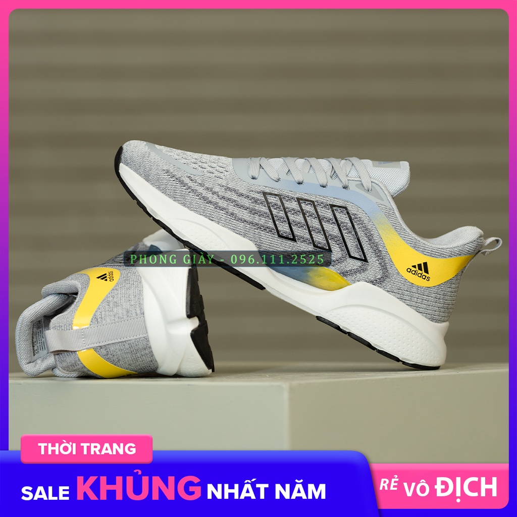 Giày Sneaker Nam Giày Thể Thao Nam A52 Màu Ghi Sáng
