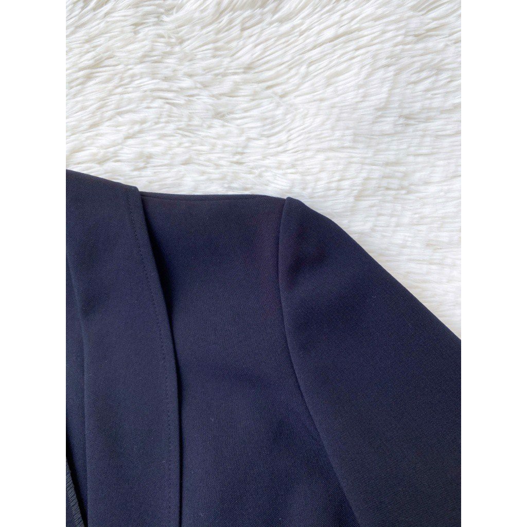 Blazer ngắn xanh đen_REAL