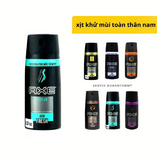 Xịt  khử  mùi  Nam AXE 150ml