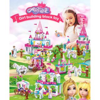 Bộ Đồ Chơi Lắp Ráp Mô Hình Lâu Đài Công Chúa Cho Bé