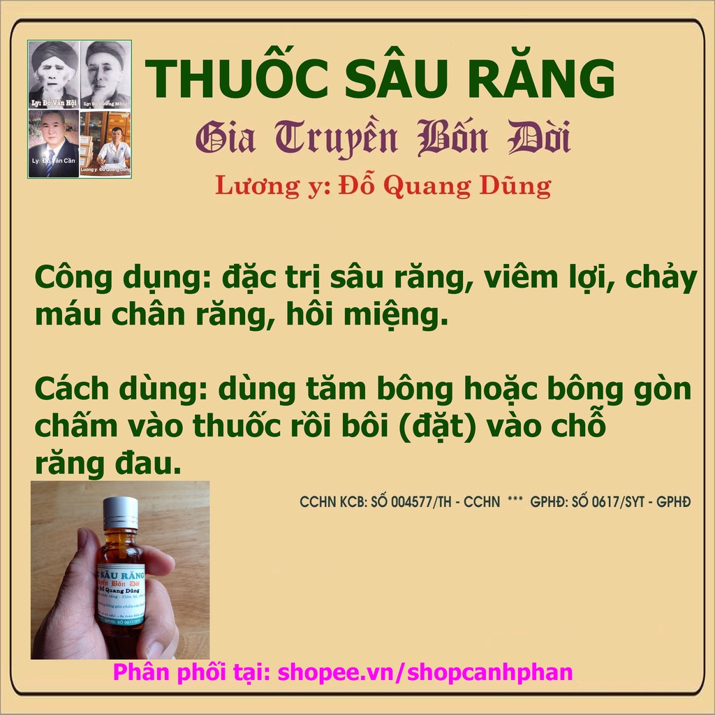 Thảo dược bôi sâu răng,nhiệt miệng, đau nhức răng, viêm lợi, chảy máu chân răng, hôi miệng