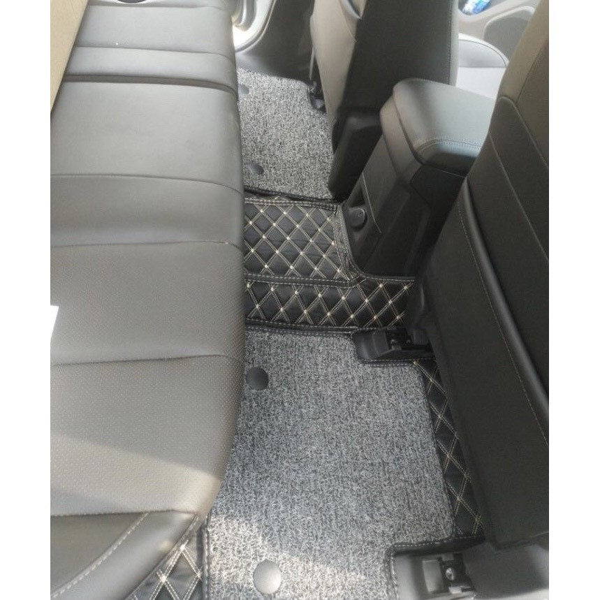 Thảm lót sàn ô tô 5D,6D Chevrolet Aveo - Thảm xe 5 chỗ - Thảm da + Rối chống bẩn, Sạch - Sang - Bền - Giá tốt nhất