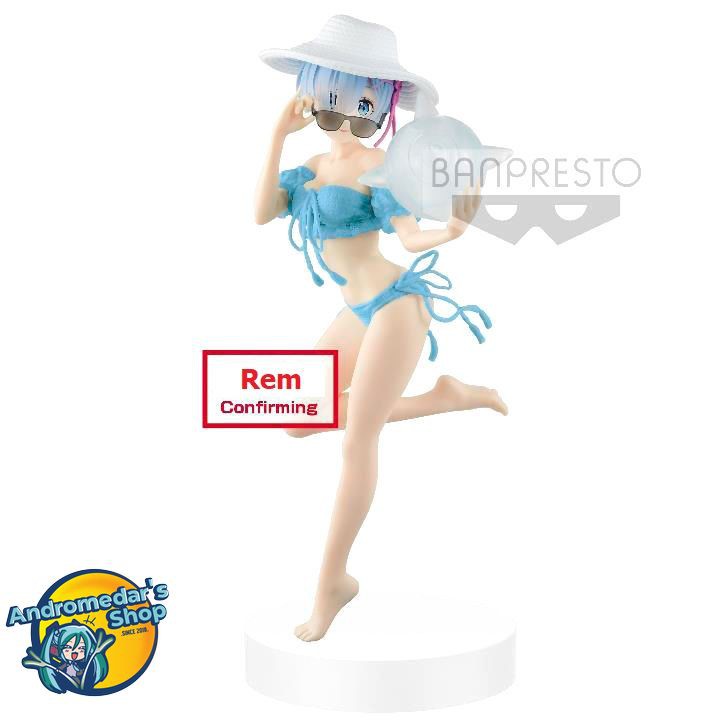 [Banpresto] Mô hình nhân vật Zero Starting Life in Another World Ram &amp; Rem Swimming Suit Vol. 2 EXQ figure 22cm