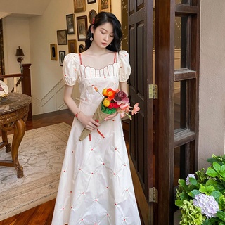 Đầm maxi tay ngắn thời trang mùa hè cho nữ